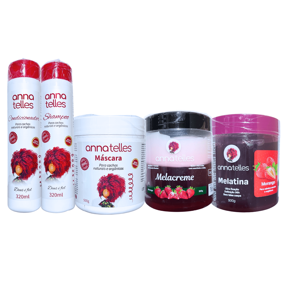 KIT COMPLETO ANNA TELLES   O kit contém 05 unidades de produtos: