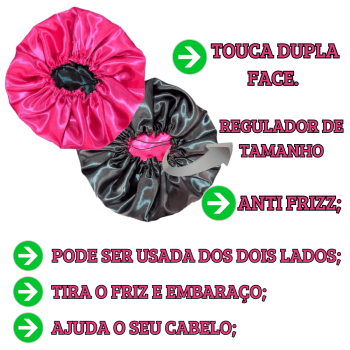 ouca de cetim Dupla Face Regulável + Scrunchie de Cetim Anti-Frizz Para Dormir