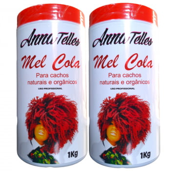 Kit 2 Mel Cola Anna Telles 1kg P/ Cachos Naturais E Orgânicos