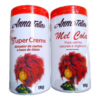 Kit Mel Cola 1kg + Super Creme 1kg Cachos Naturais Orgânicos