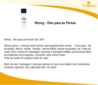 Loção Relaxante para pernas e pés + Óleo de Massagem Strong