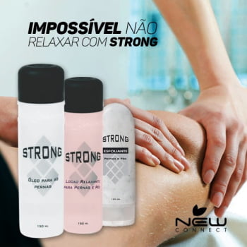 Loção Relaxante para pernas e pés + Óleo de Massagem Strong