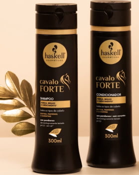 Kit Haskell Cavalo Forte Shampoo e Condicionador 300ml