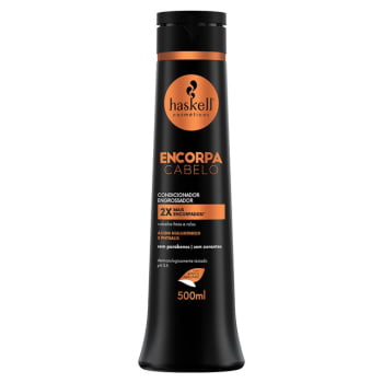 Kit Haskell Encorpa Cabelo Shampoo e Condicionador 