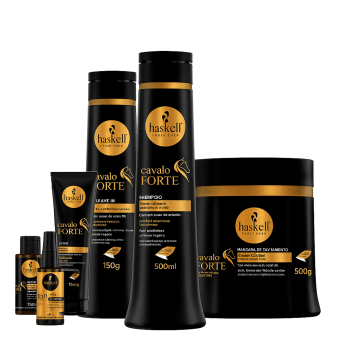 Kit Crescimento Capilar Haskell Cavalo Forte 6 Itens 500ml