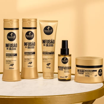 Kit Infusão de Óleos Shampoo, Condicionador e Máscara
