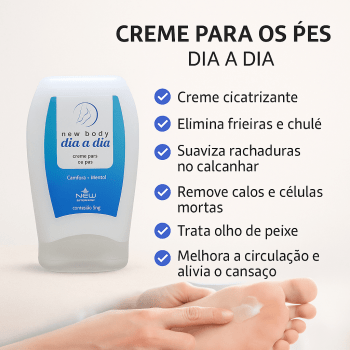 Creme para os Pés Dia a Dia – New Body