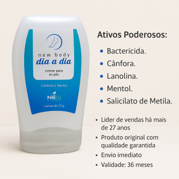 Creme para os Pés Dia a Dia – New Body