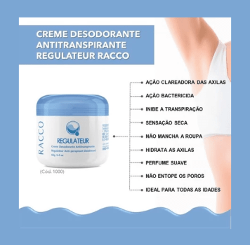 Racco Creme Desodorante Regulateur (em Pote)