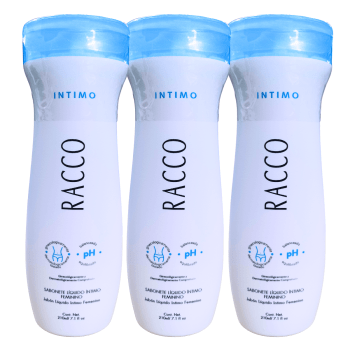 Kit 3 Sabonetes Íntimos Feminino 210ml Cada - Racco