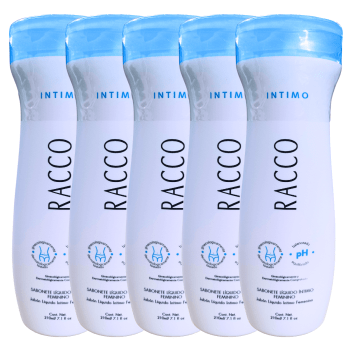 Kit 5 Unidades Sabonete Líquido Íntimo Tradicional Racco