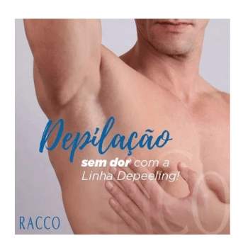 Kit C/2 Mousse Spray Depilatório Depeeling Racco 150ml