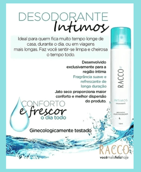 KIT SABONETE LÍQUIDO ÍNTIMO FEMININO, DESODORANTE SPRAY ÍNTIMO E MOUSSE DEPILATÓRIO DEPEELING RACCO