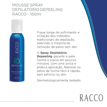 Mousse De Depilação, Cai Pelo Racco Depeeling Kit Com 3 Unid